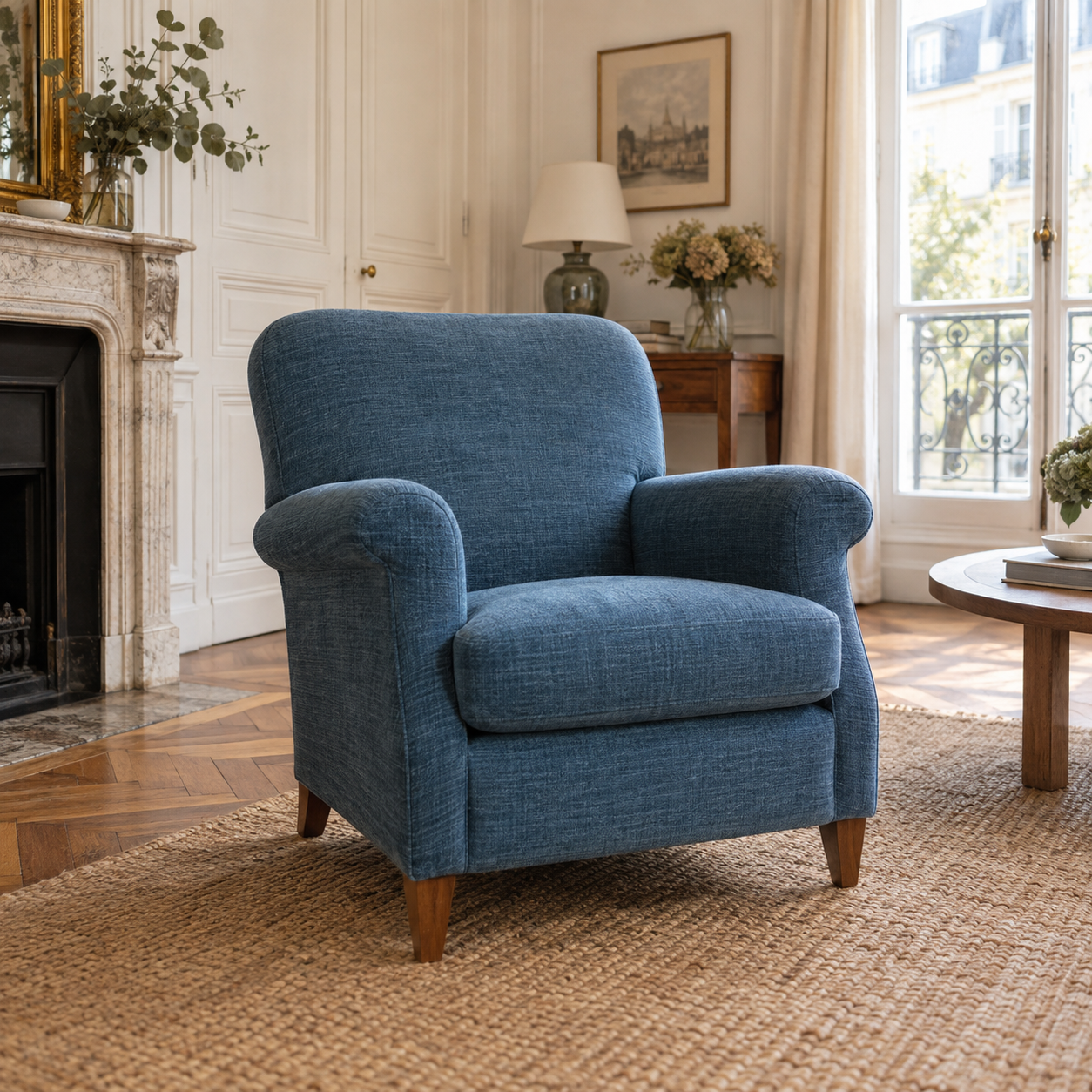 Fauteuil en tissu