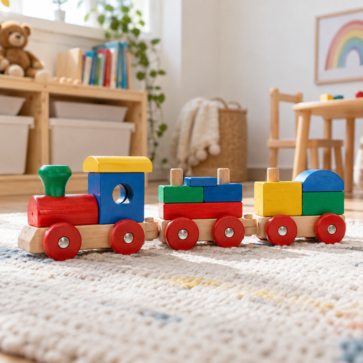 Train en bois